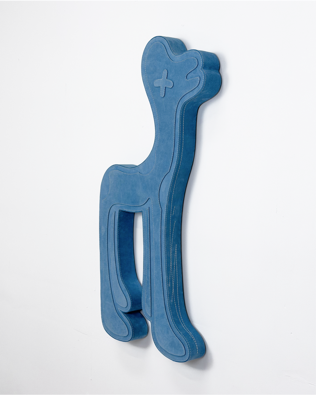 Blue DOG 29.5" x 15.5"