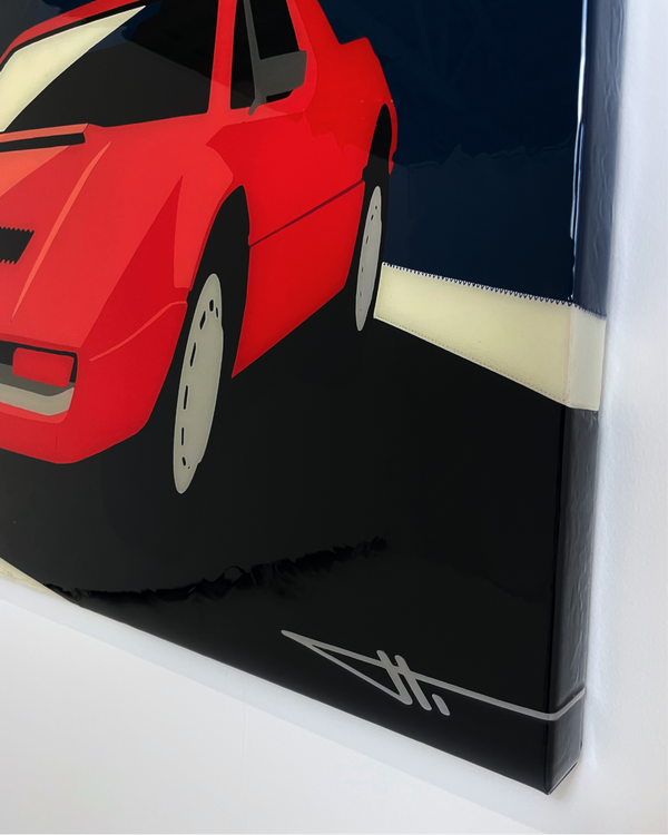 Red Car Road Trip 27" x 47"
