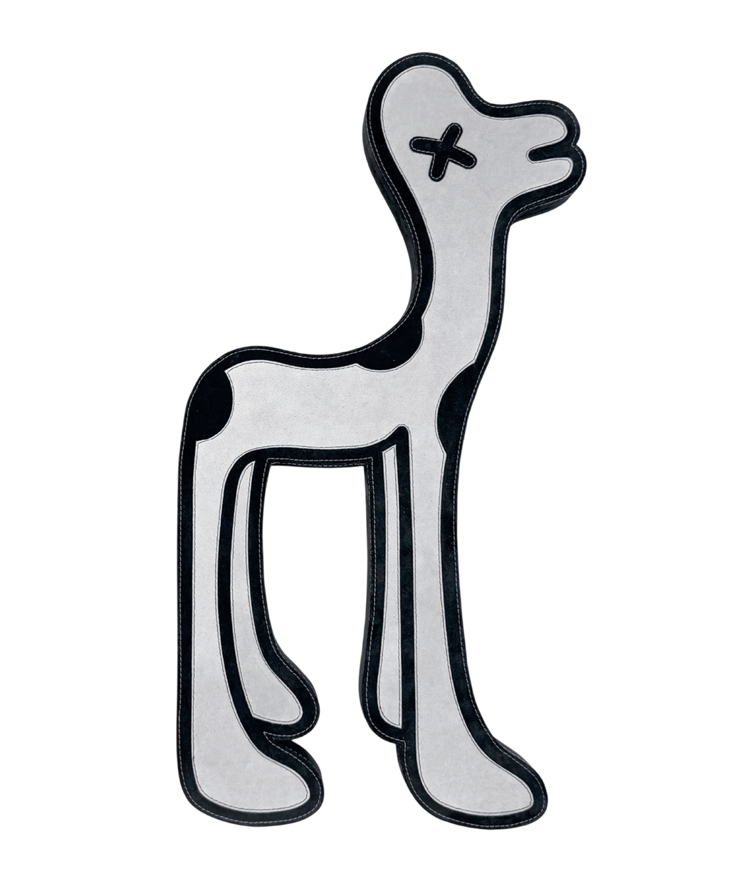 Gray DOG 19.5" x 15.5"