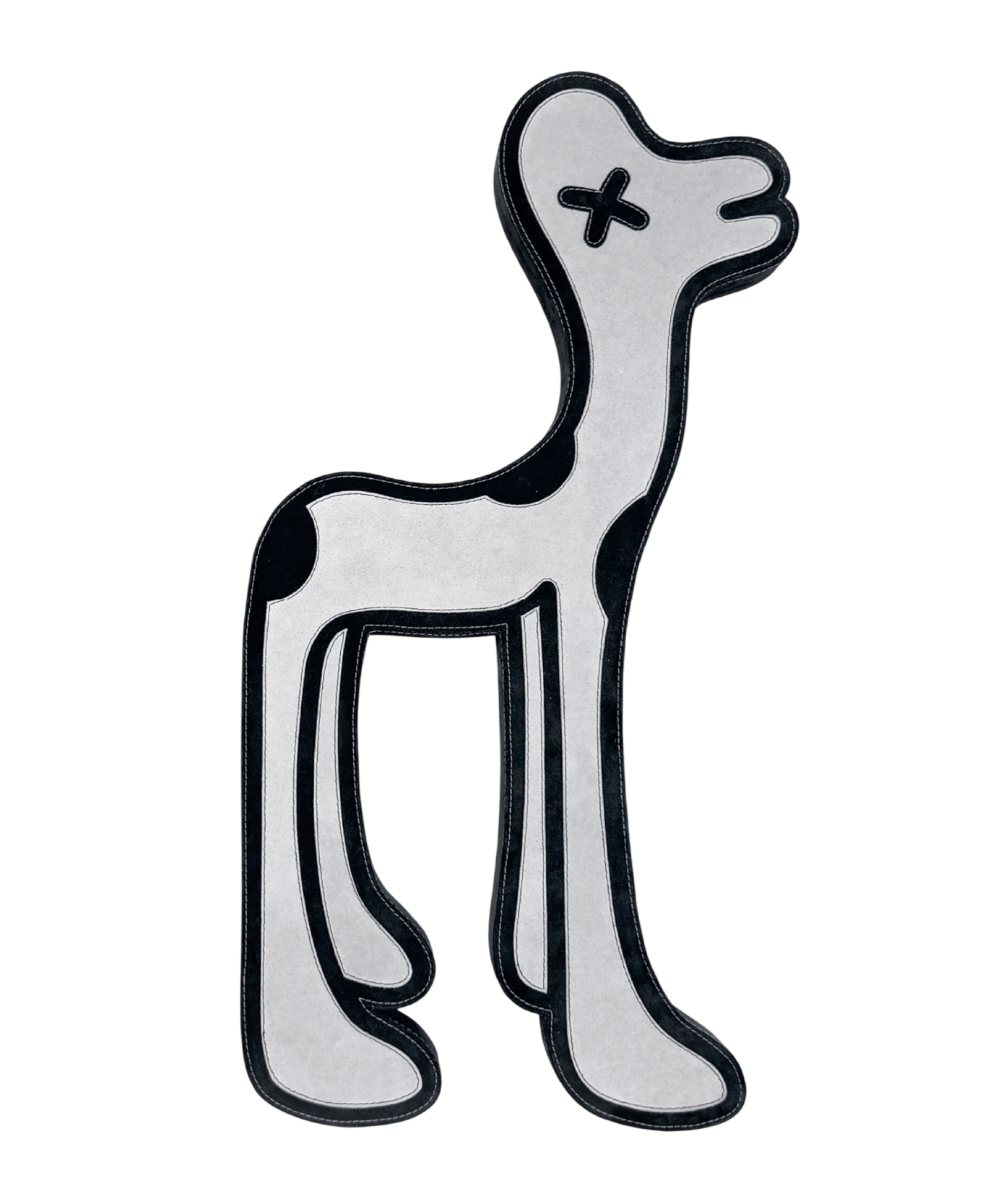 Gray DOG 19.5" x 15.5"