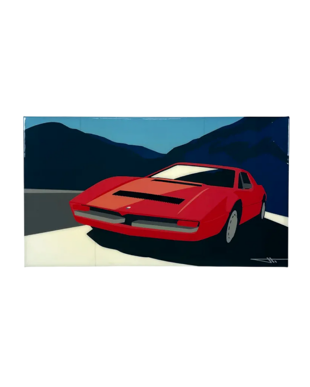 Red Car Road Trip 27" x 47"