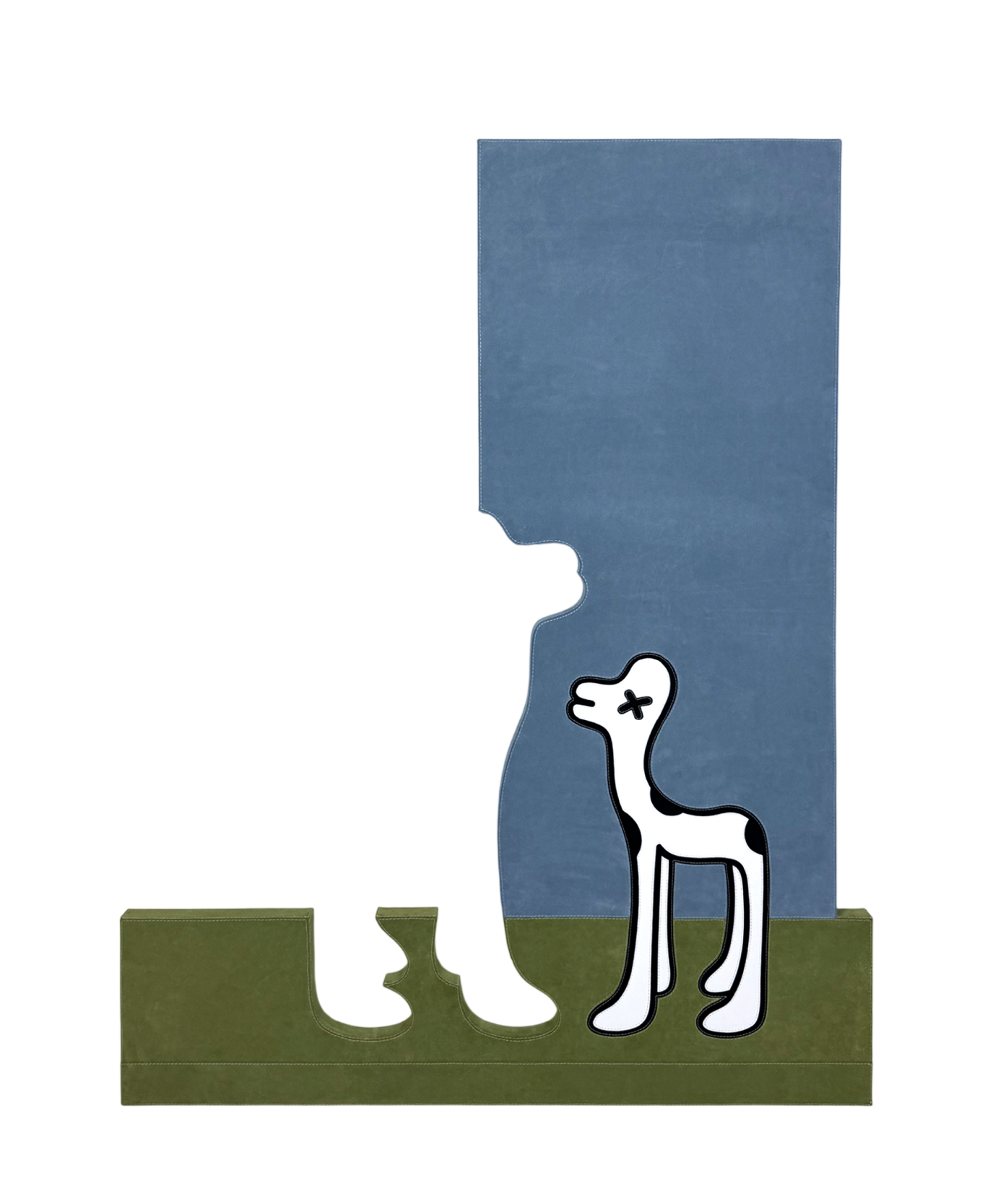 DOG Outside, Day 54" x 42"
